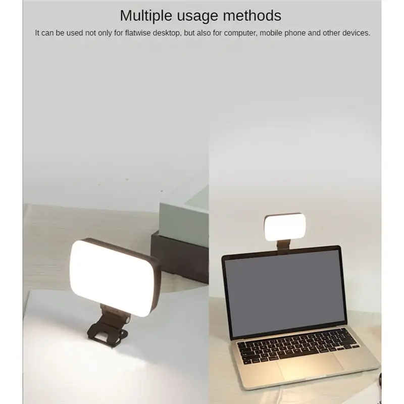 

【24H-SALE!】Fill Light Video Conference Live Beauty Portable Mobile Phone Fill Light Screen Eye Protection Light Battery Model