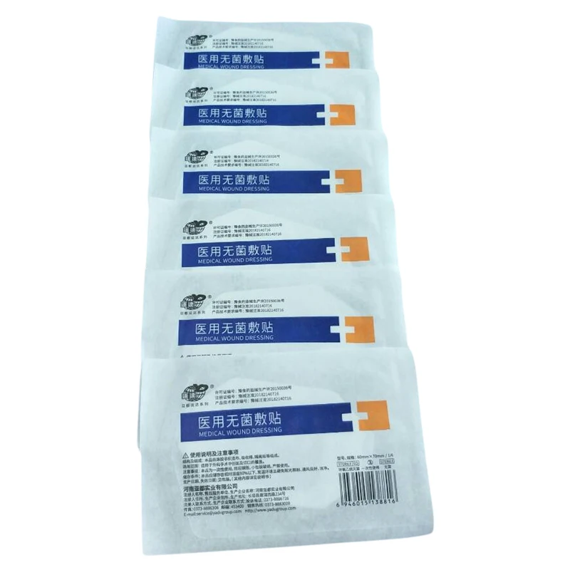 50Pcs 6x7cm Disposable Medical Wound Dressing Sticker Sterile Waterproof Infusion Venous Indwelling Needle Catheter Fixed Patch