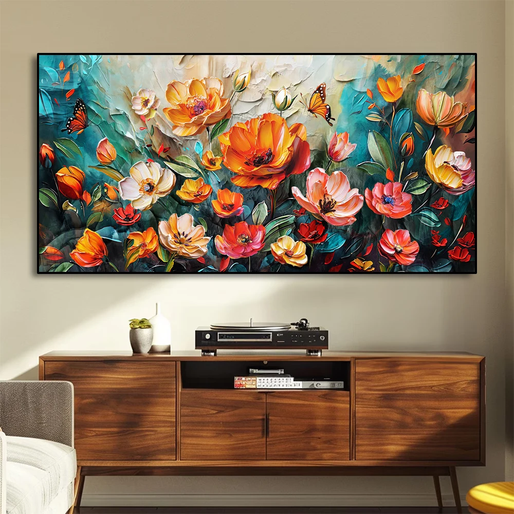 Large size Bauhaus color block print canvas painting