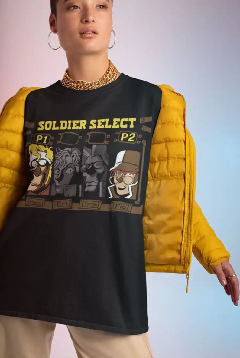 Metal Slug 4 Character Select T-shirt