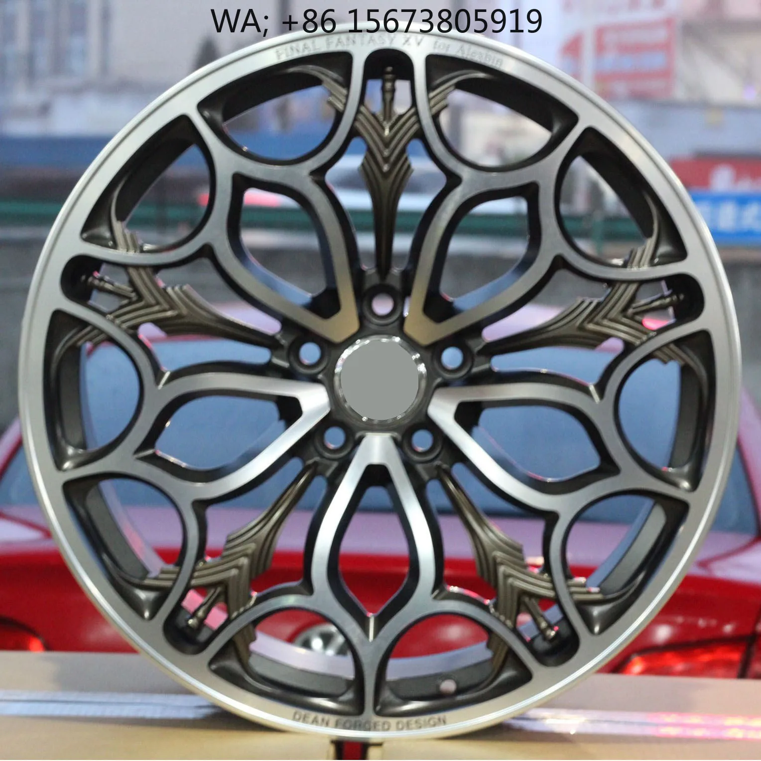 for Luxury Angel Sword Forged Rims 5x112 5x120 19 20 22 Inch Hyper Black Wheels Luxury high-end customization