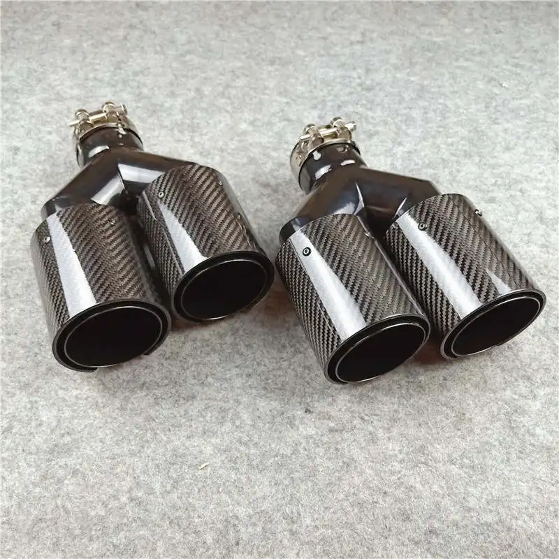 2 Pcs Car accessories Y Model Exhaust pipe For F80 F82 F83 F87 M135i M140i M235i M240i M335i M340i M435i M440i Muffler Tailpipe