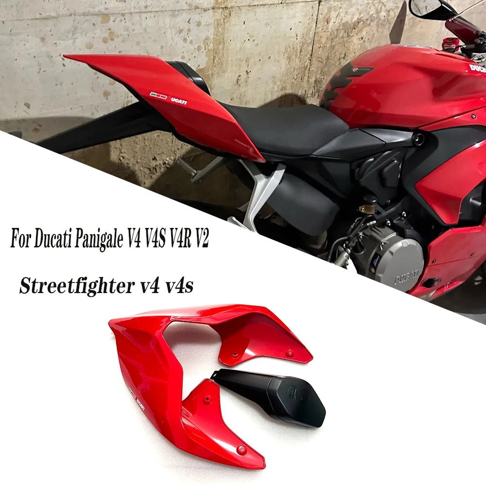 New Motorcycle Rear Hump Seat Cowl For DUCATI Superleggera Panigale V2 V4 V4S V4R Streetfighter V4/S V2 Accessories