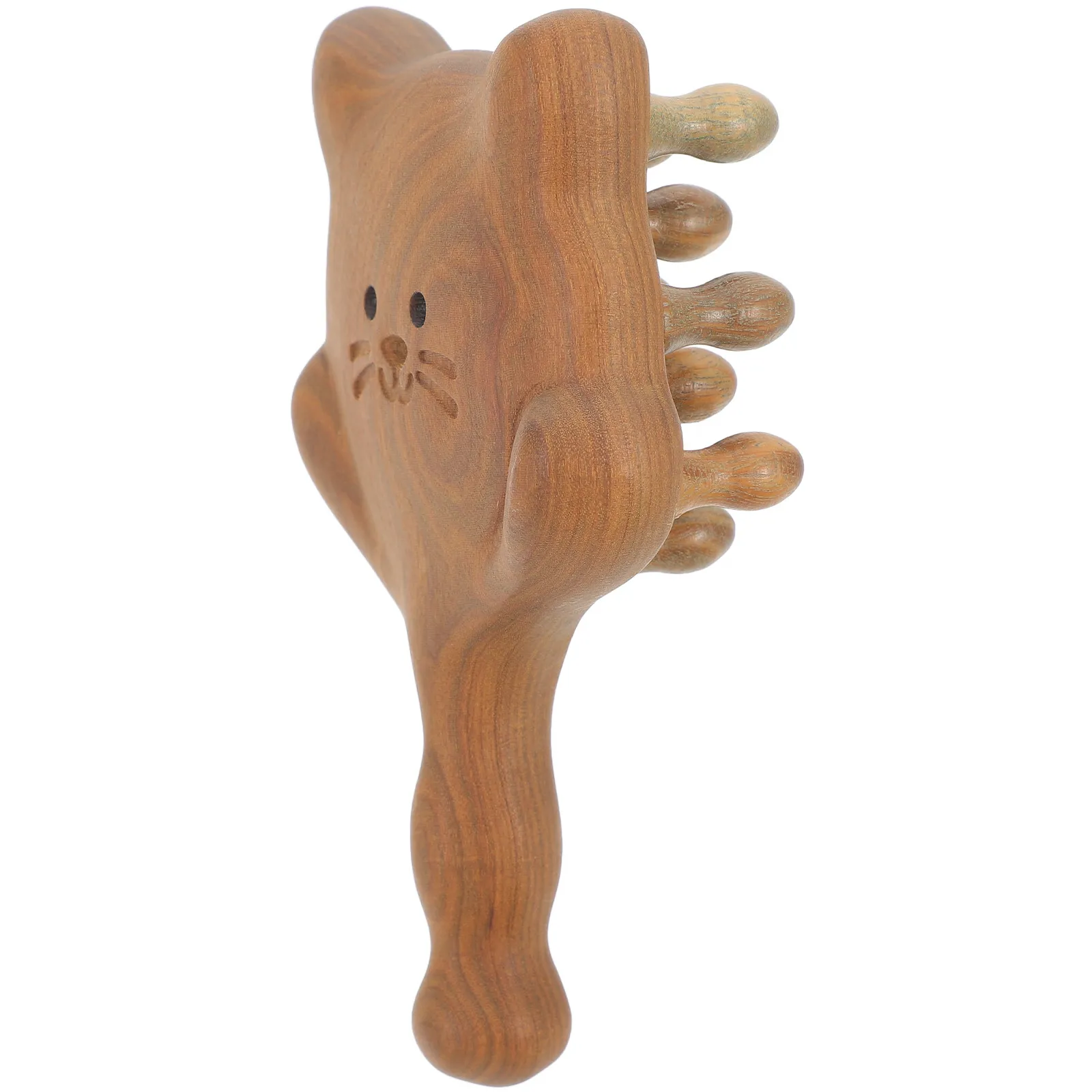 

Прочная деревянная расческа-массажер для кожи головы: идеальный подарок для семьи и друзей с практичным дизайном и функциональностью