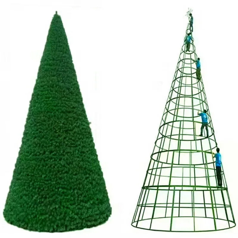 Christmas large tree 3m/4/5/6/8/10/12 meters frame layout atmosphere shopping mall square high-grade bare tree