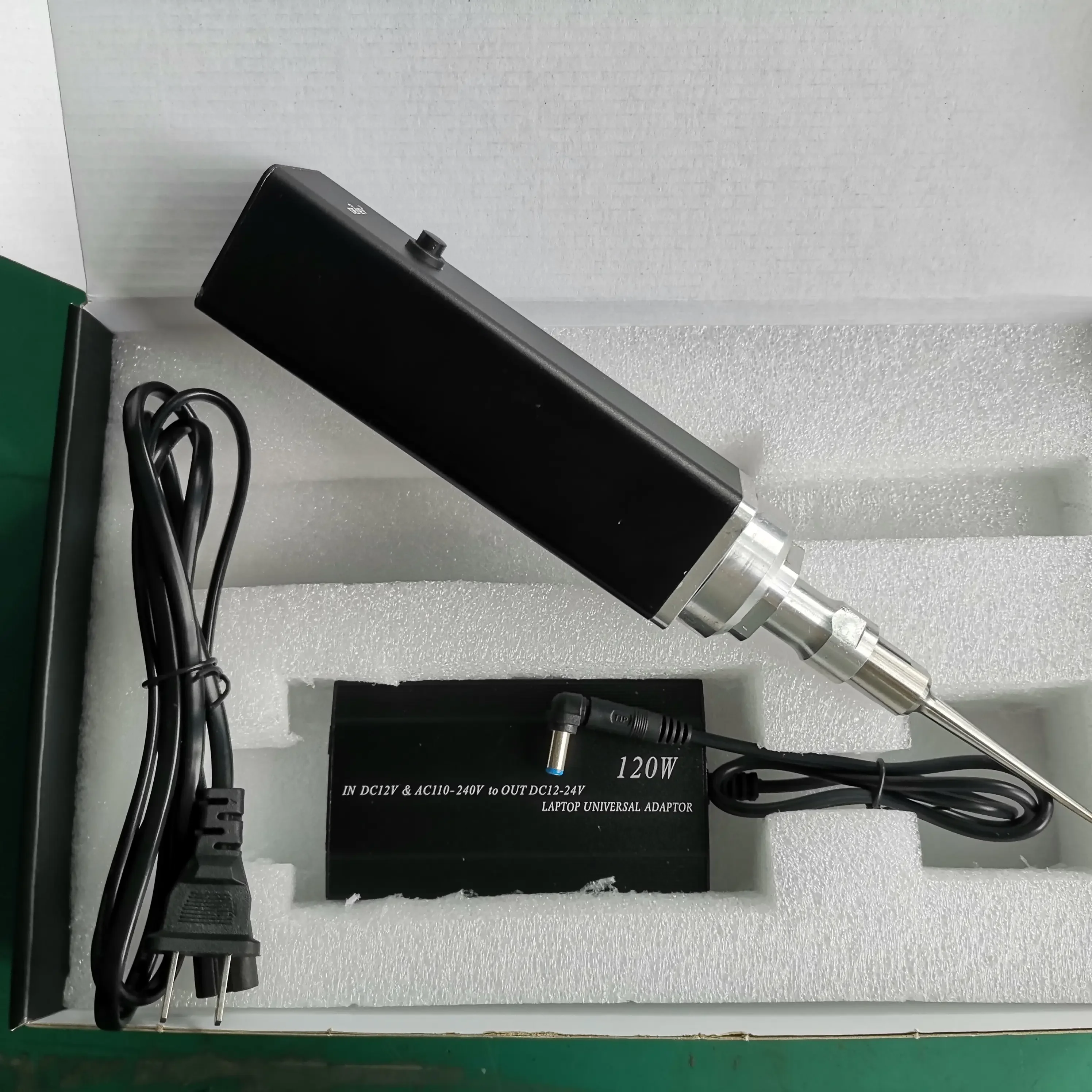 آلة استخلاص تشتت الخالط بالموجات فوق الصوتية المحمولة 30 كيلو هرتز مع خزان خلاط التدفق للمعالجة