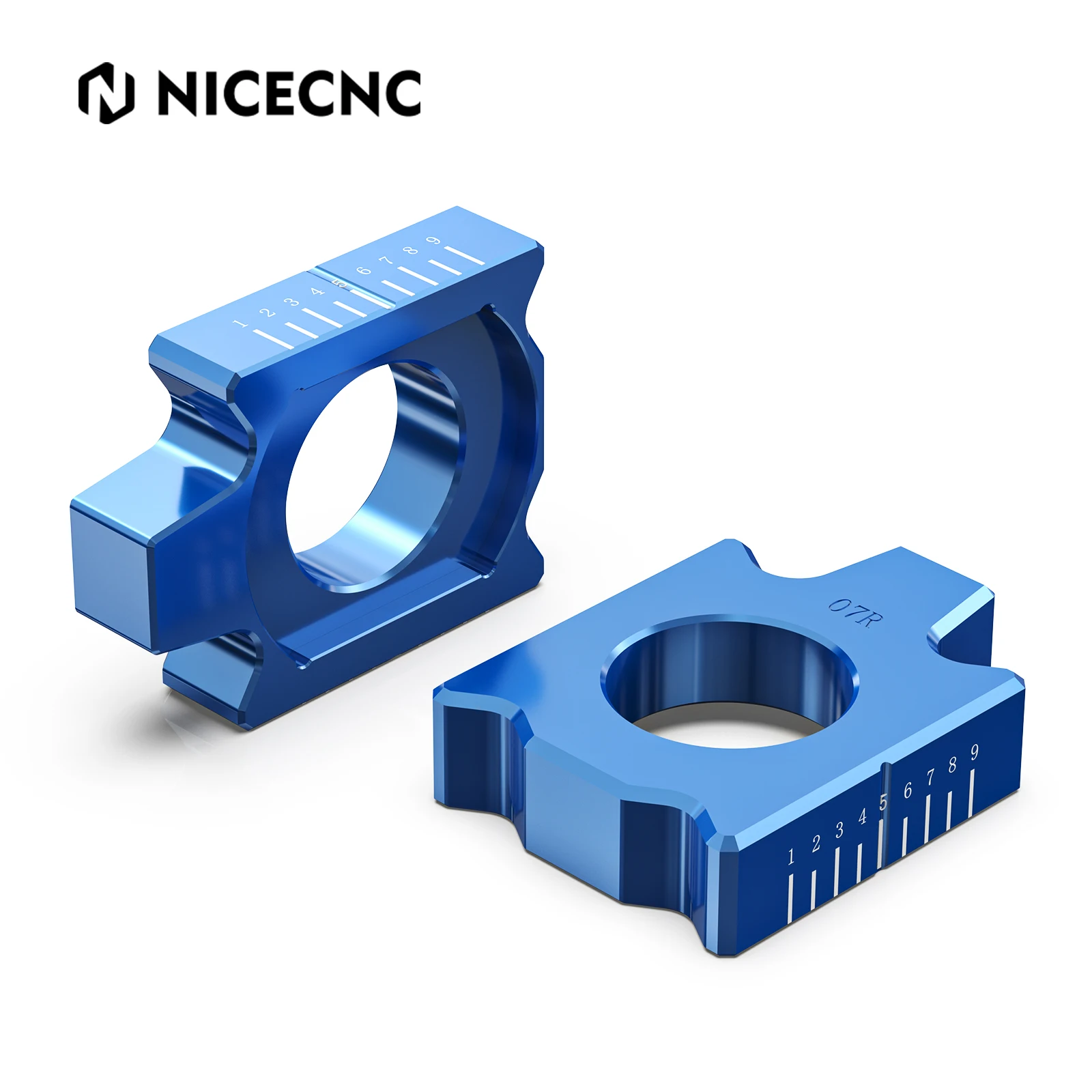 NICECNC For Yamaha YZ125 YZ250 YZ250F WR250F WR450F YZ450F YZ125X YZ250X YZ250FX YZ450FX WR250R/X Rear Axle Block Chain Adjuster