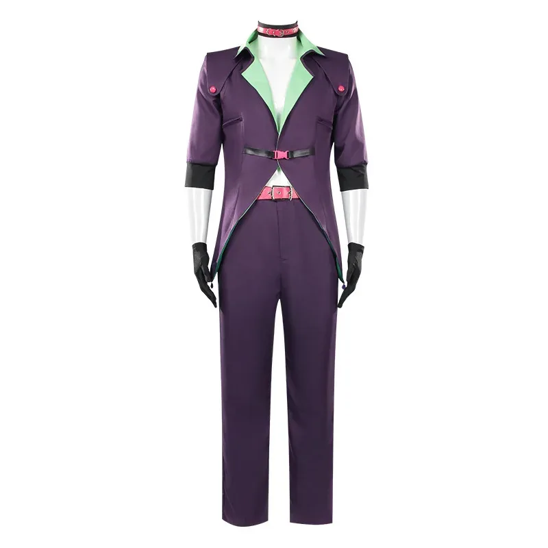 

Аниме Джокер Косплей Костюм Зеленый Парик Маскировка Одежда Для Взрослых Мужской Хэллоуин Карнавал Вечеринка Фиолетовый Костюм Мужской Повседневный Наряд Ролевая Игра