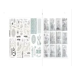 French Words Transparent Clear Stamps for DIY Scrapbooking/Card Making Fun Decoration Supplies A0312