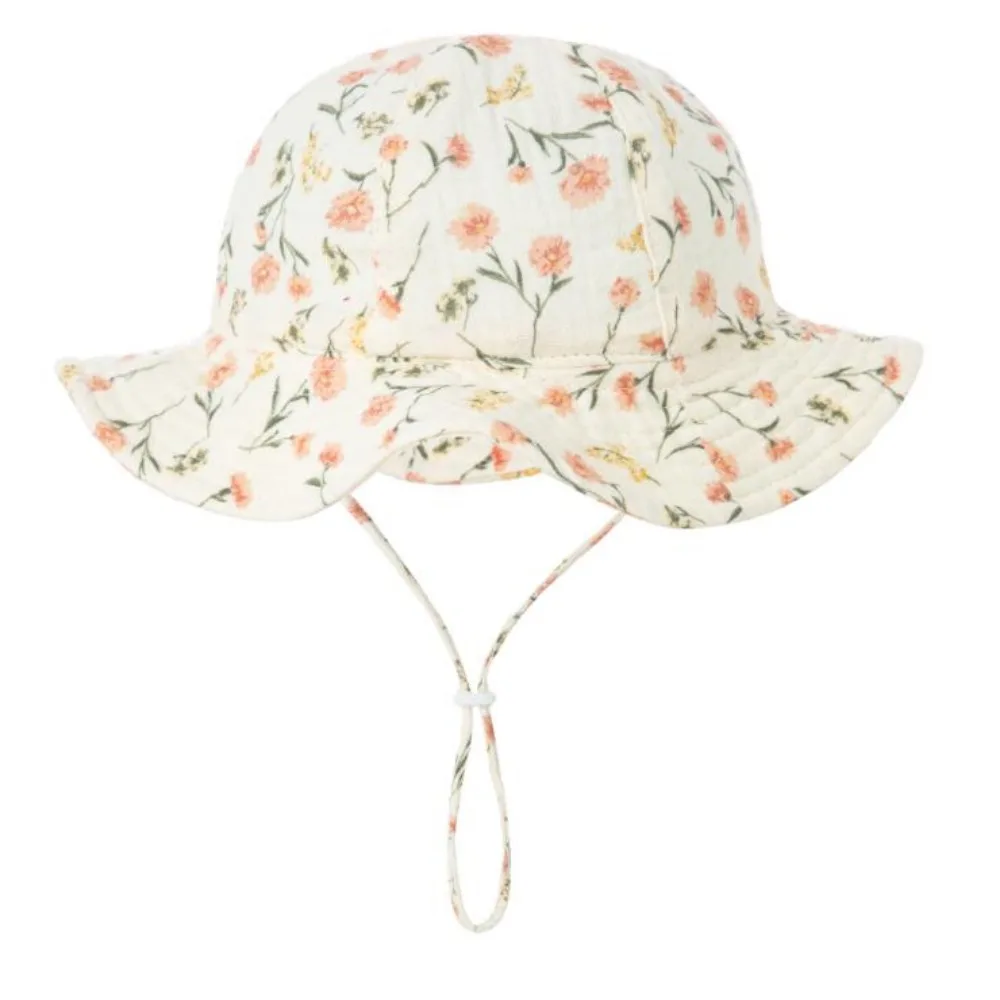 

Cute Cartoon Baby Cotton Bucket Hat Children Sunscreen Outdoor Caps for Boys Girls Print Beach Fisherman Hat 1-3 Years