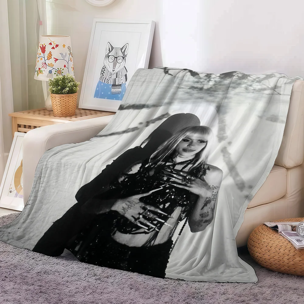 

Cazzu Nena Trampa Blanket Warm And Soft Suitable For Bedroom Living Room Sofa Bed Office Travel Camping