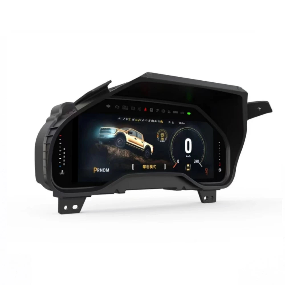 LCD Dashboard For Ford Raptor F150 2015-2020 Digital Cluster Speedometer Multimedia Android Screen Stereo Head Unit