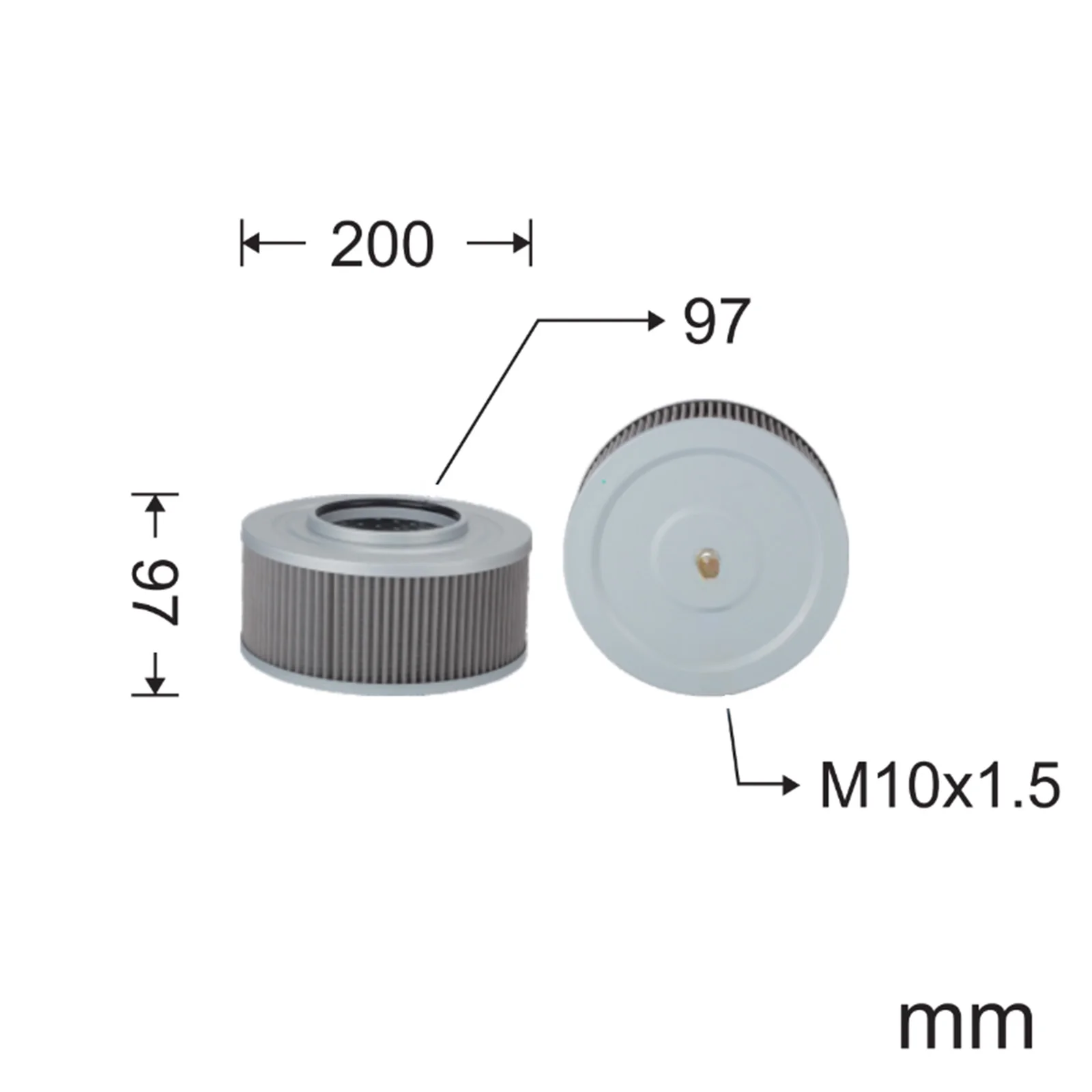 Hydraulic Filter CH1003T Fits for Kobelco SK330-8 SK350LC-8 SK305LC-10 SK350DLC-10 SK380XD-10 SK390XD-10