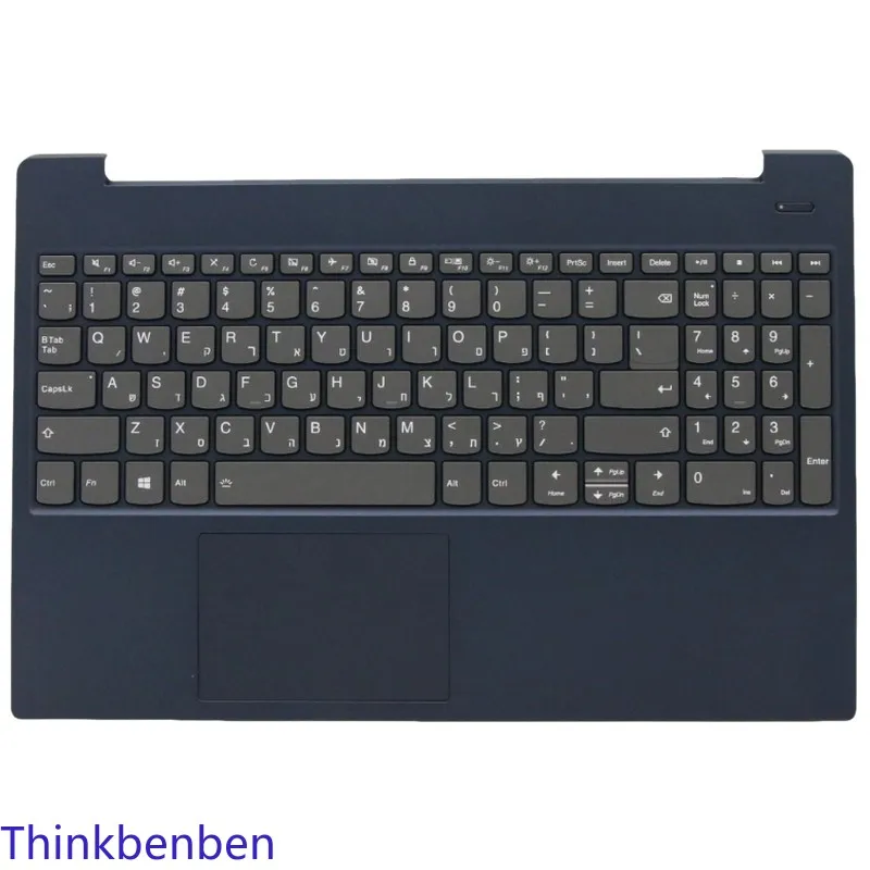 

HB Hebrew IL Israel Blue Keyboard Upper Case Palmrest Shell Cover For Lenovo Ideapad S340 15 15IWL 15IML 15API 15IIL 5CB0S18793