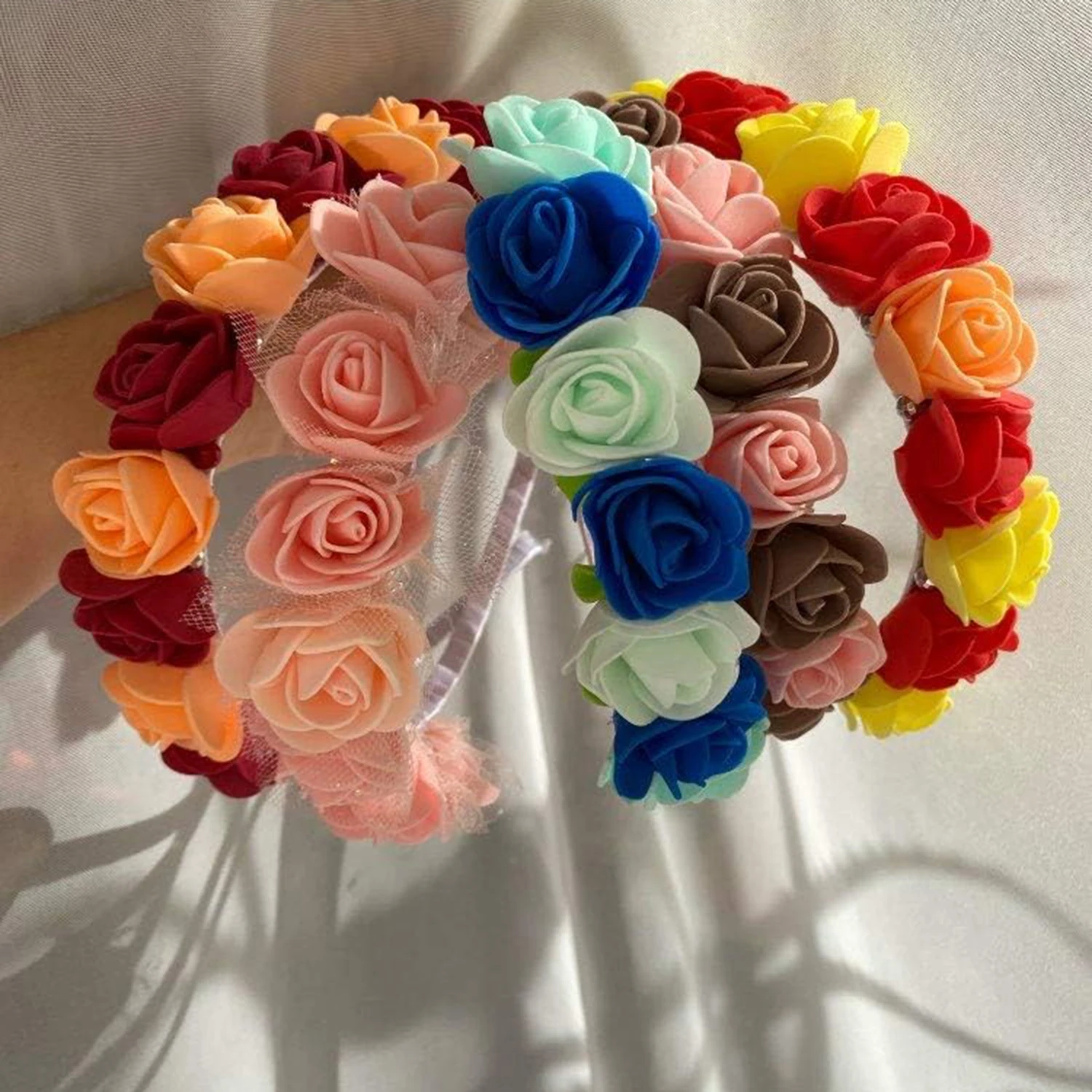 100 Stück Künstliche Blumen Schaumrosen für Festivals, Hochzeiten, Brautsträuße, Herbst, Halloween, Dekoration, DIY Geschenkbox, Zuhause, Zimmer, Garten – Detail 8
