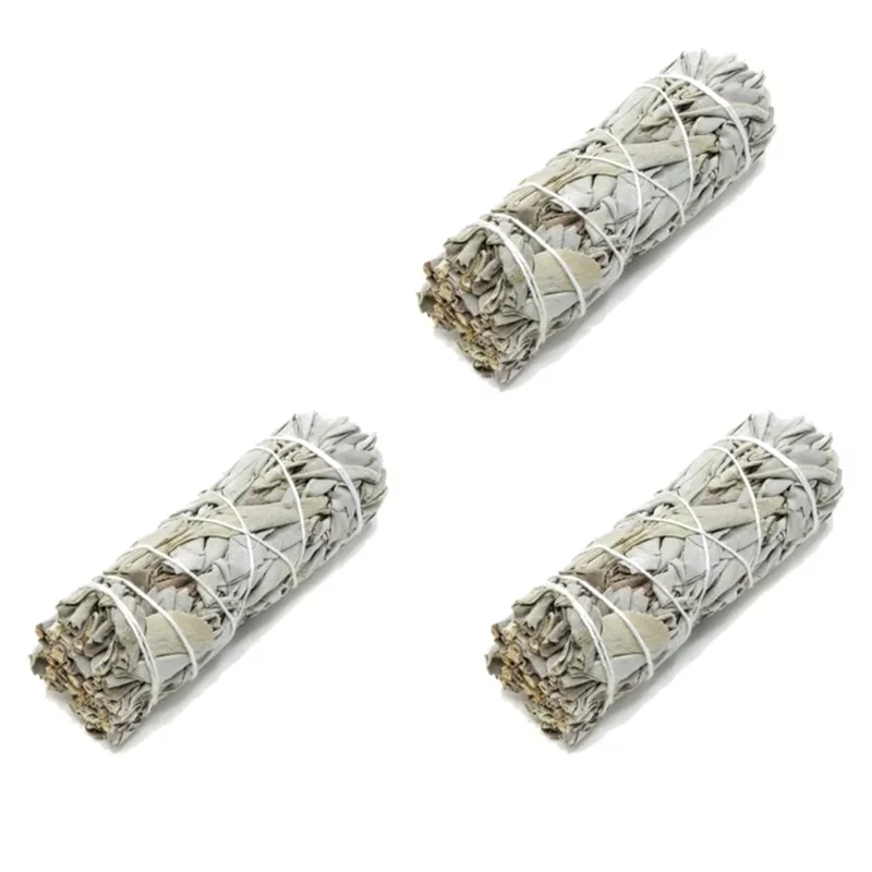 HGFLE-Incense White Sage Bundle Smudge Sticks Home Purification Spiritual Incense Sticksmeditation Portable Energy Cleansing view 3