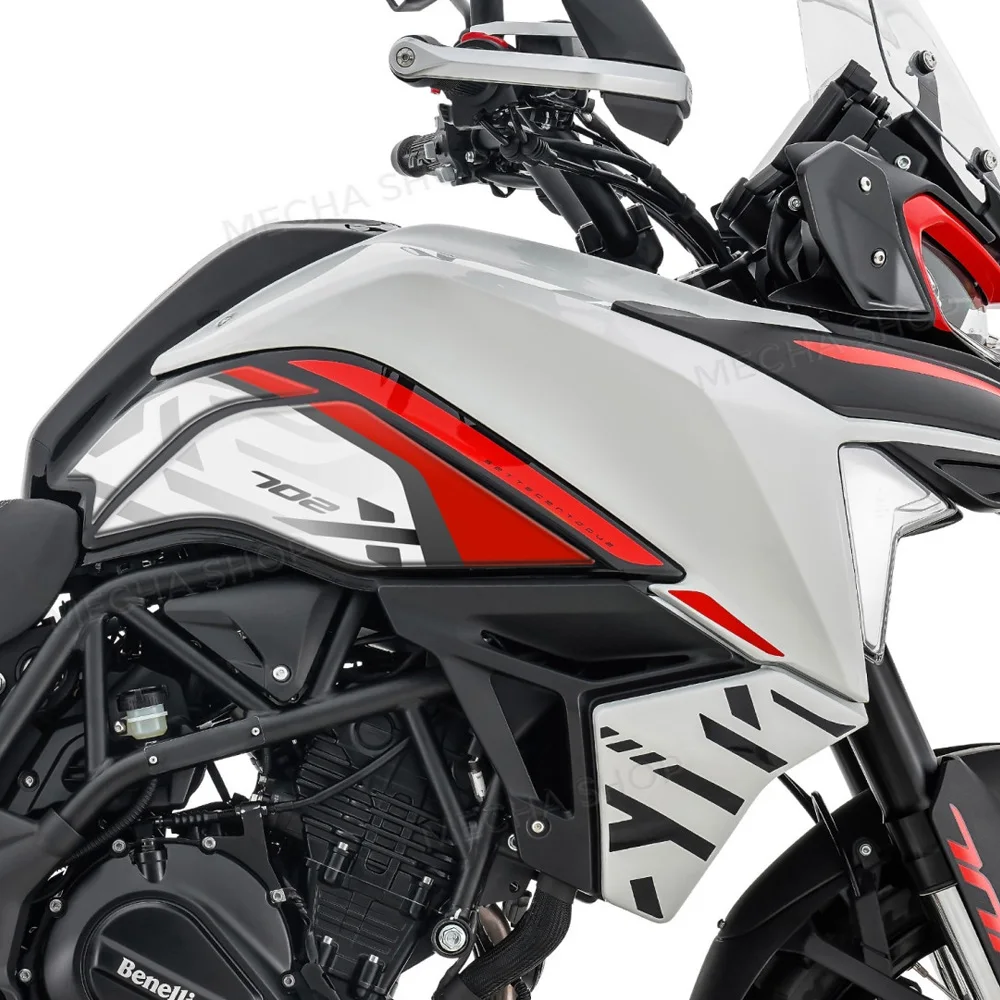 For Benelli TRK 702 X 2023 2024 2025 2026 3D Resin Decals Side Tank Stickers