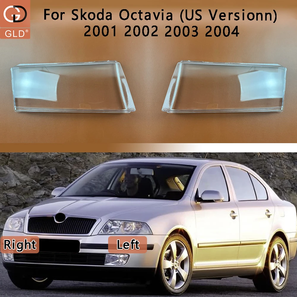 

Крышка передней фары автомобиля, абажур, крышка фары, чехлы для Skoda Octavia (US Versionn) 2001 2002 2003 2004