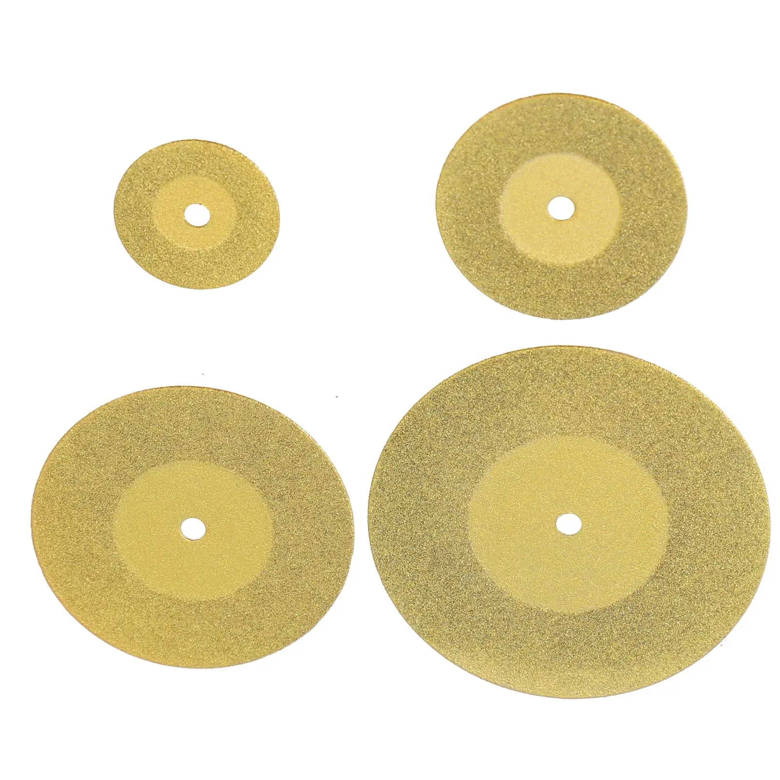 5 Pcs Diamond Cutting Disc Saw Blade With 3mm Shank Mandrel 20/30/40/50mm Circular Saw Blade For Rotary Tools TiN Coated