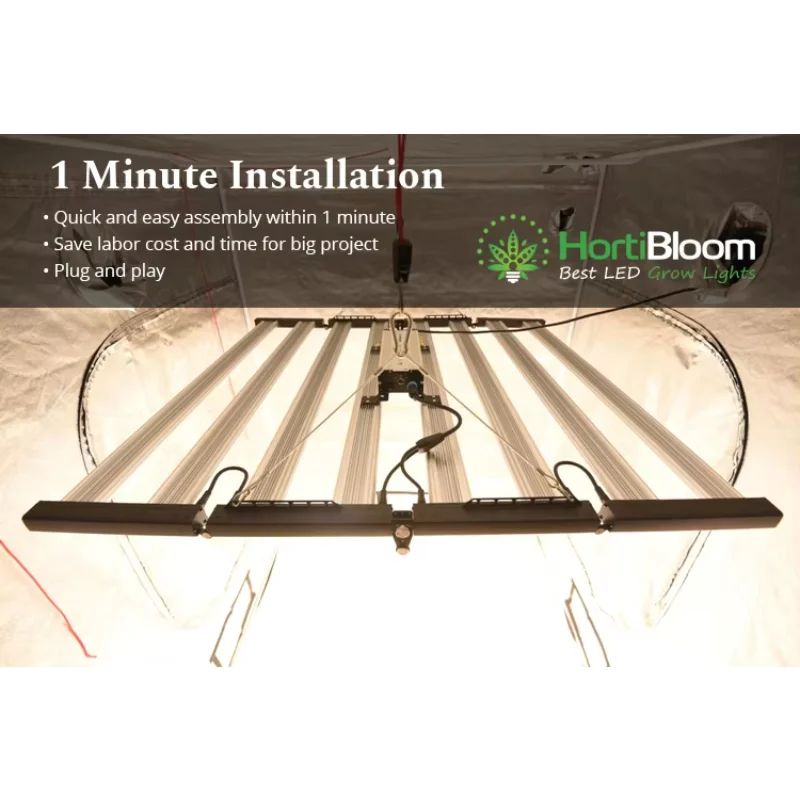 Top Hydroponics Hortibloom High Yields Full Spectrum LED Grow Light 720W for Indoor Plants