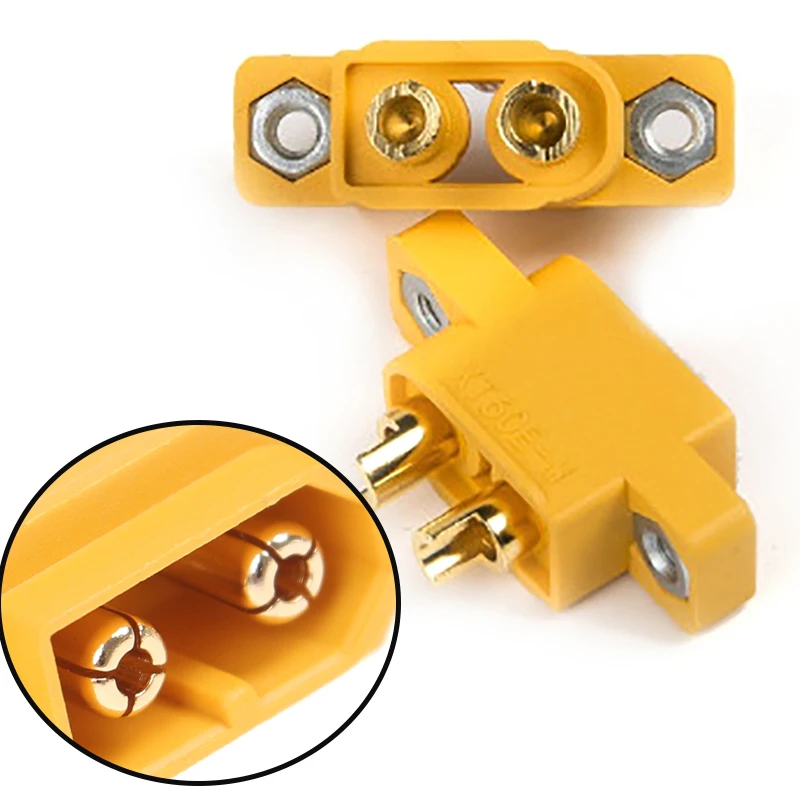 

5pcs AMASS XT60E-M Mountable XT60 Male Plug for RC Drone FPV Racing Fixed Board