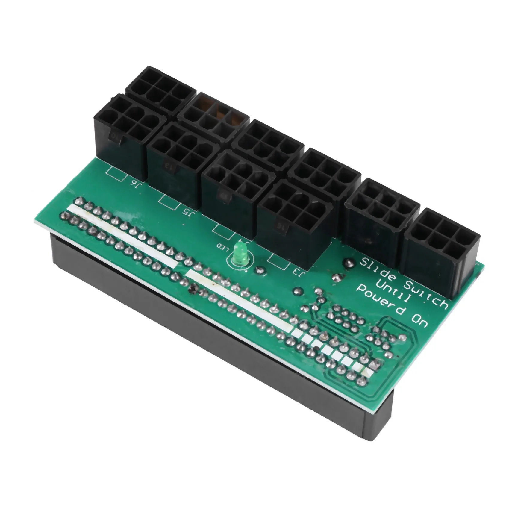 Breakout Board 1600W for Ethereum ETH ZEC Mining Server Power Supply Adapter GPU PSU 10x6Pin Hub for BTC Mining