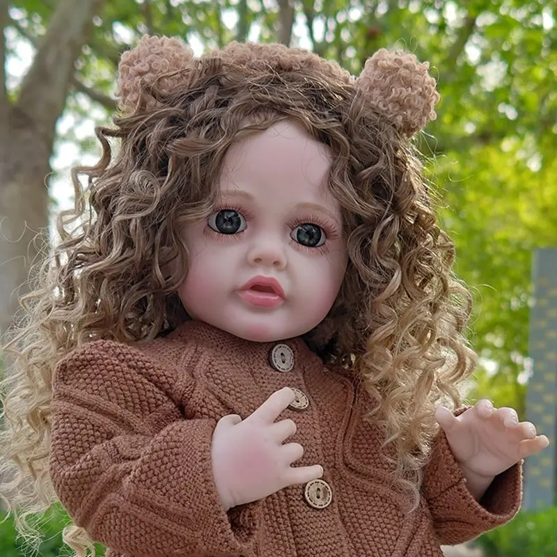 22 "طفل فتاة الاطفال اللعب 55 سنتيمتر تولد من جديد دمية مع الأحذية موضة الملابس الشحن السريع هدية عيد ميلاد للأطفال رفيق الهدايا