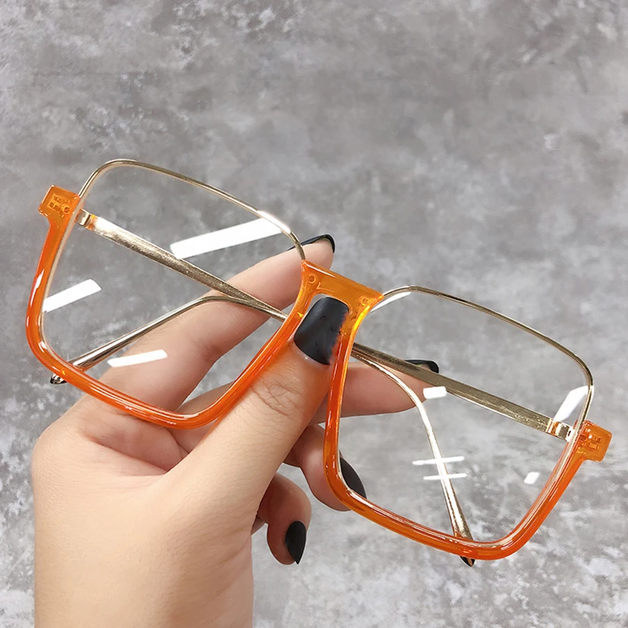 Sonnenbrille Damen 2026 – Große quadratische Fassung, luxuriöses Markendesign, Farbverlauf, Vintage-Sonnenbrille für Damen, Herren, Unisex – Detail 16