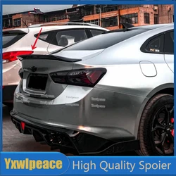 R Style ABS Plastic Rear Trunk Lip Spoiler Body Kit Accessories For Chevrolet Malibu XL 2016 2017 2018 2019 2020 2021 2022