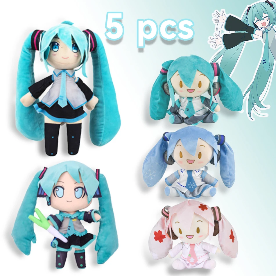 

Soft Filled Pillow Gift NEW 20/25cm High Quality Japanese Anime Plush Stuffed Toy Hatsune Miku Plush Doll Soft Pillow Future Dol