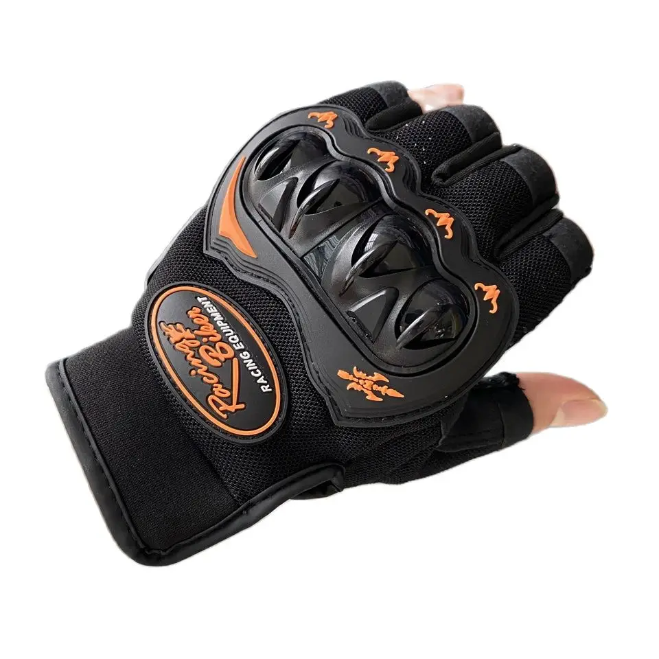 

Summer Motorcycle Racing Gloves Half Finger Breathable Moto Biker Cycling Glove Protective