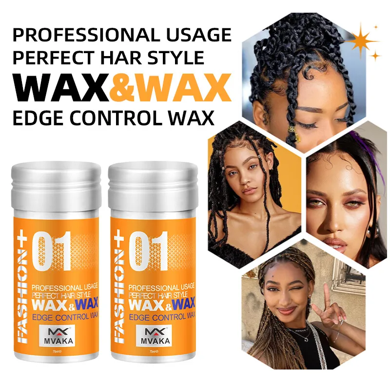 

MVAKA Castor Oil Hair Wax Stick Effectively Organizes Broken Hair Edges, Controls Styling, and Moisturizes Hair Wax