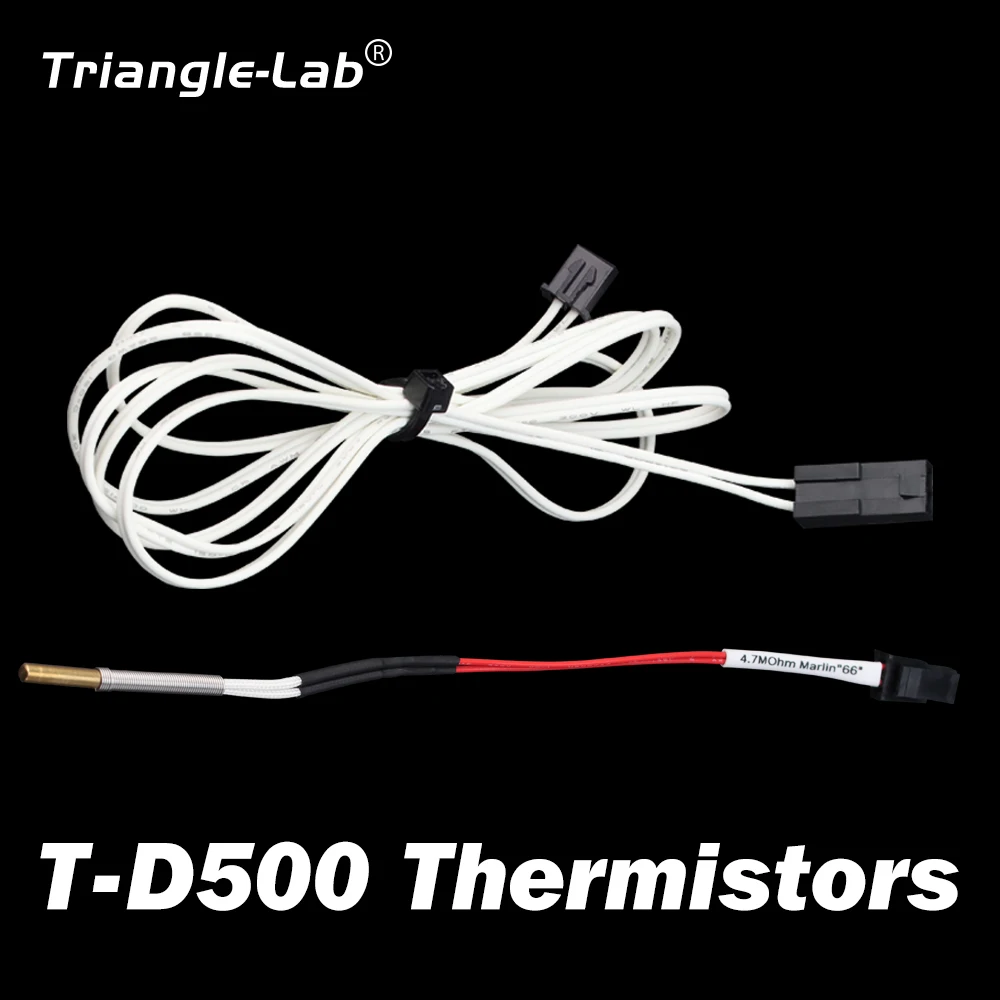 

R Trianglelab T-D500 Температурный датчик 500 ℃ высокотемпературная 3D-печать для volcano V6 HOTEND PEI PEEK нейлоновое углеродное волокно