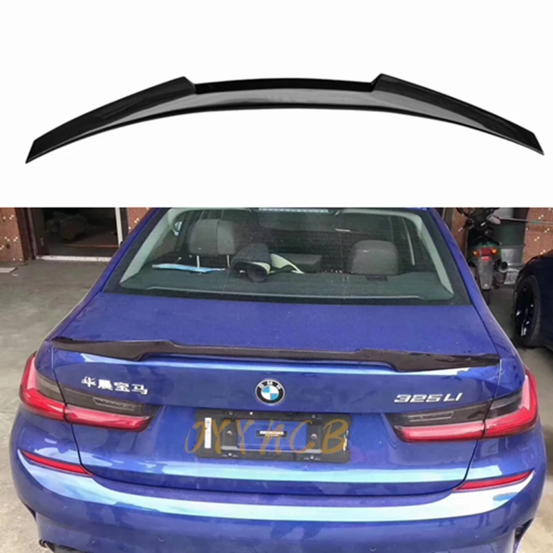 

Для BMW 3 серии G20 G28 и M3 G80 M4 стиль задний спойлер из углеродного волокна крыло багажника 2018-2023 FRP глянцевый черный кованый карбон