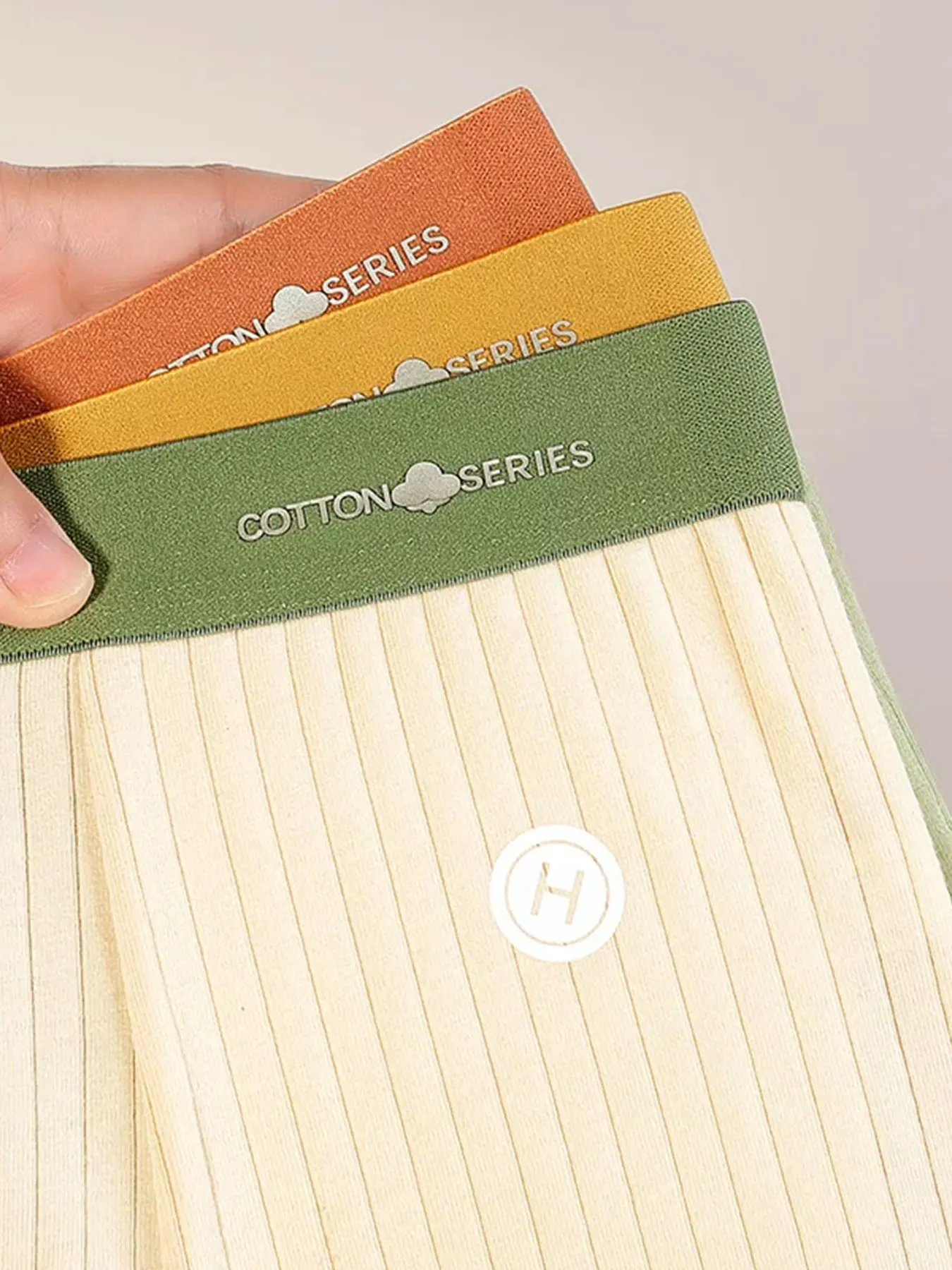 8pcs men's Boxer underwear cotton comfortable and relaxed simple breathable Boxer underwear