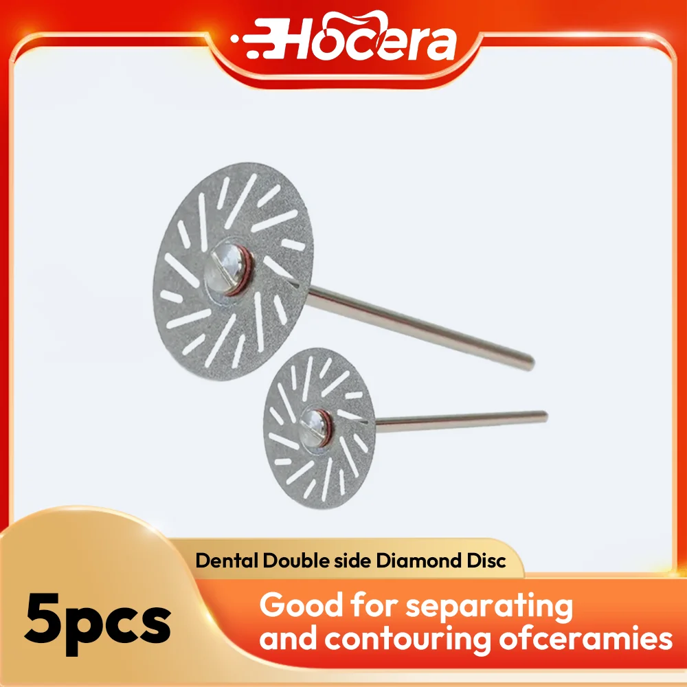 

Hocera 5 шт. стоматологические алмазные диски 0,25 мм, очень тонкий двухсторонний режущий круг для стоматологической лаборатории, полировальный и шлифовальный станок