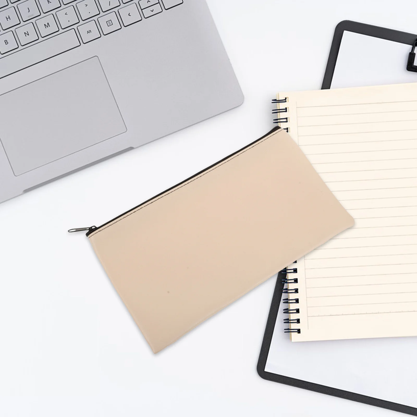 

2Pcs Cash Bag with Zipper Portable Money Pouch for Bills Checks Receipts Safe Document Organizer Compact Wallet for Home Office