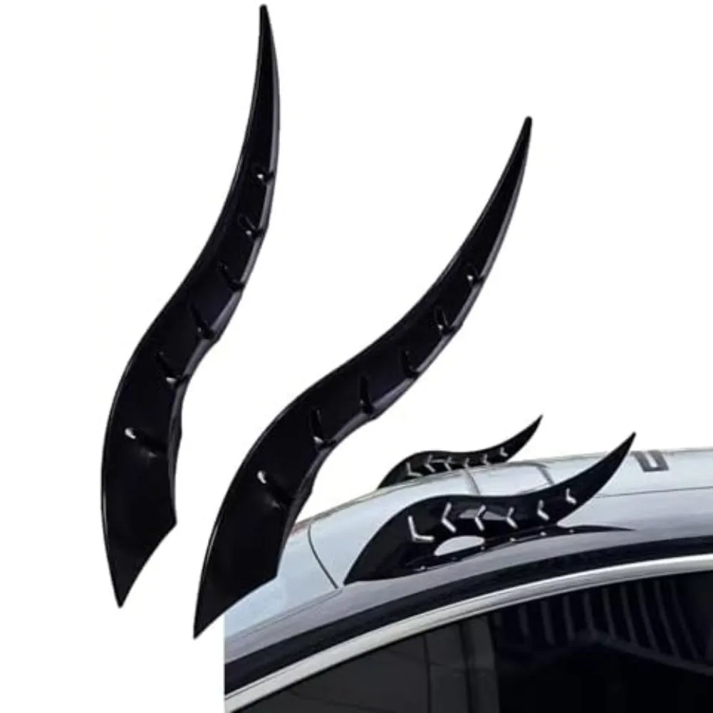 

2PCS Creative Dragon Horn Car Roof Decoration for Auto Suv Roof Dragon Devil Horns Modification Accessories Halloween