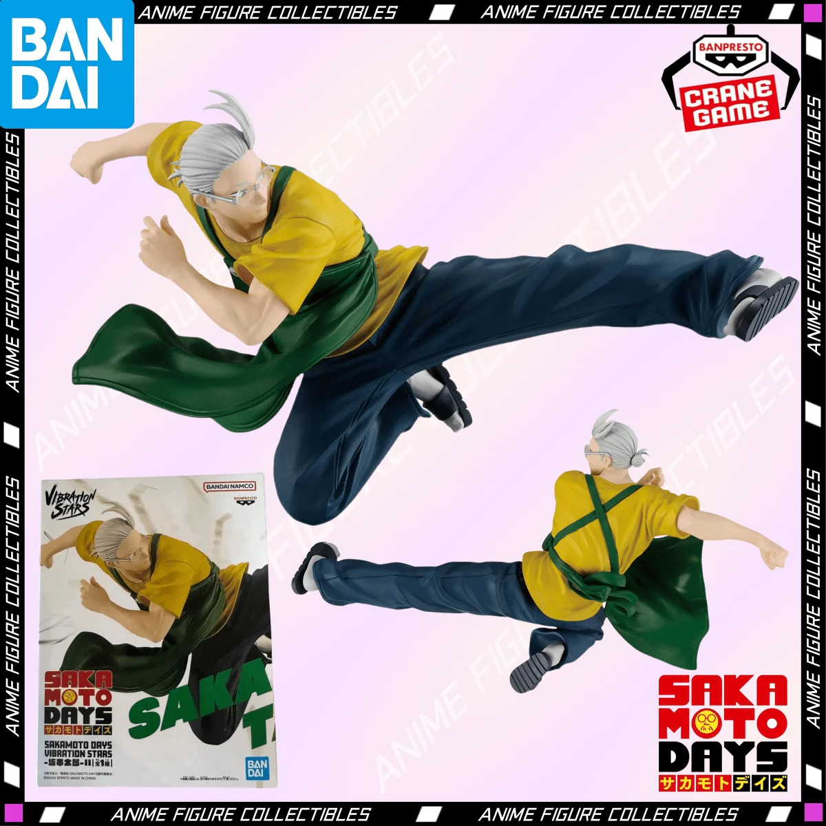 

Оригинальная фигурка BANDAI BANPRESTO VIBRATION STARS Taro Sakamoto SAKAMOTO DAYS, экшн-фигурки, коллекционные игрушки из ПВХ для детей, подарки