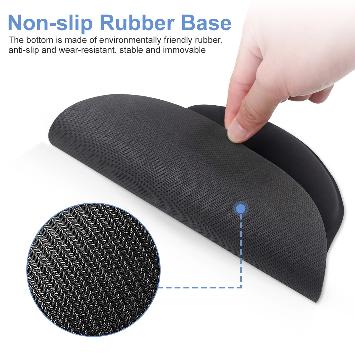 1pc  Fatal Fury Special Design Wrist Mouse Pad Ergonomic Soft Anti-Slip Wrist Rest Support Mat Computer Mouse Pad For Office PC