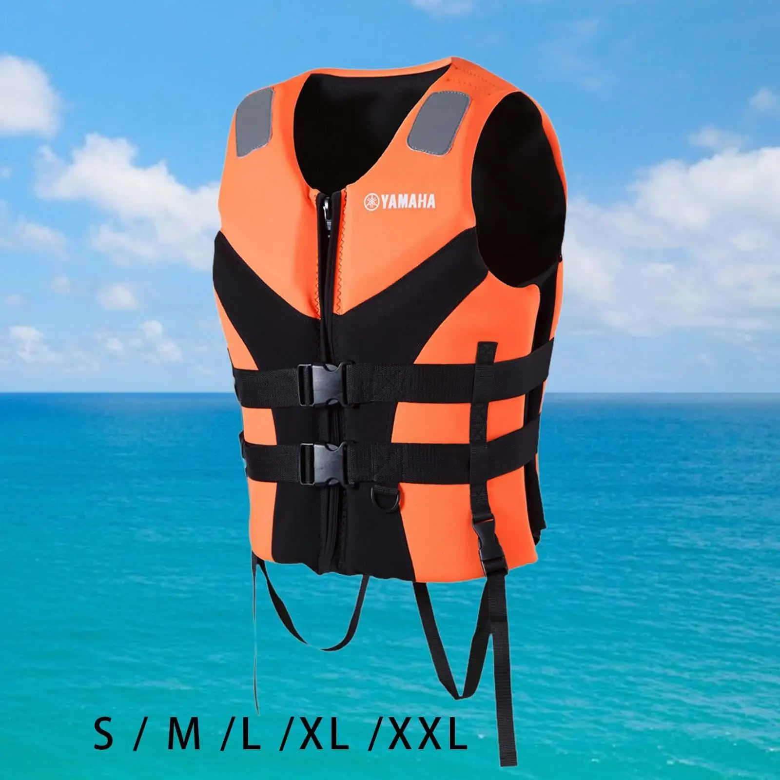 Life Suit Jacket Water Sports Vest Swimwear Zipper Closure Sports Gear