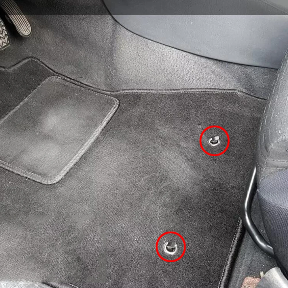 2 Set For Toyota Highlander XU20 XU40 2001 2002 2003 2004 2005 2006 2007 2008 - 2013 Floor Mat Clip Carpet Fixing Hook Rivet