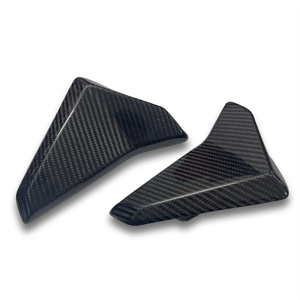 For Triumph Street Triple 765RS 23+ Carbon fiber radiator outer panel decorative slider motorcycle accessory decorative cover