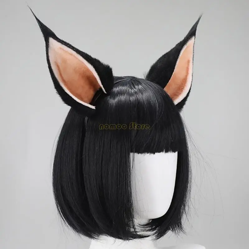 

31BF Anime Ear Hair Hoop Cosplay Party Props Hairband Girl Halloween Headpieces