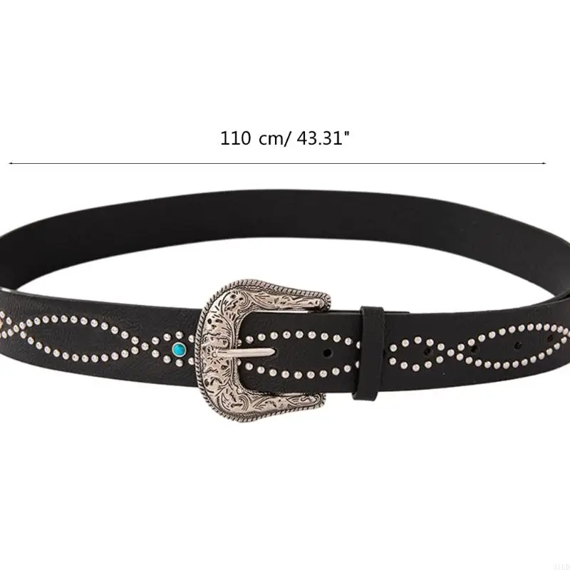 Chaîne ceinture taille 31kd Boucle gravée pour idol ceinture pour costume pour jeans Robe licou