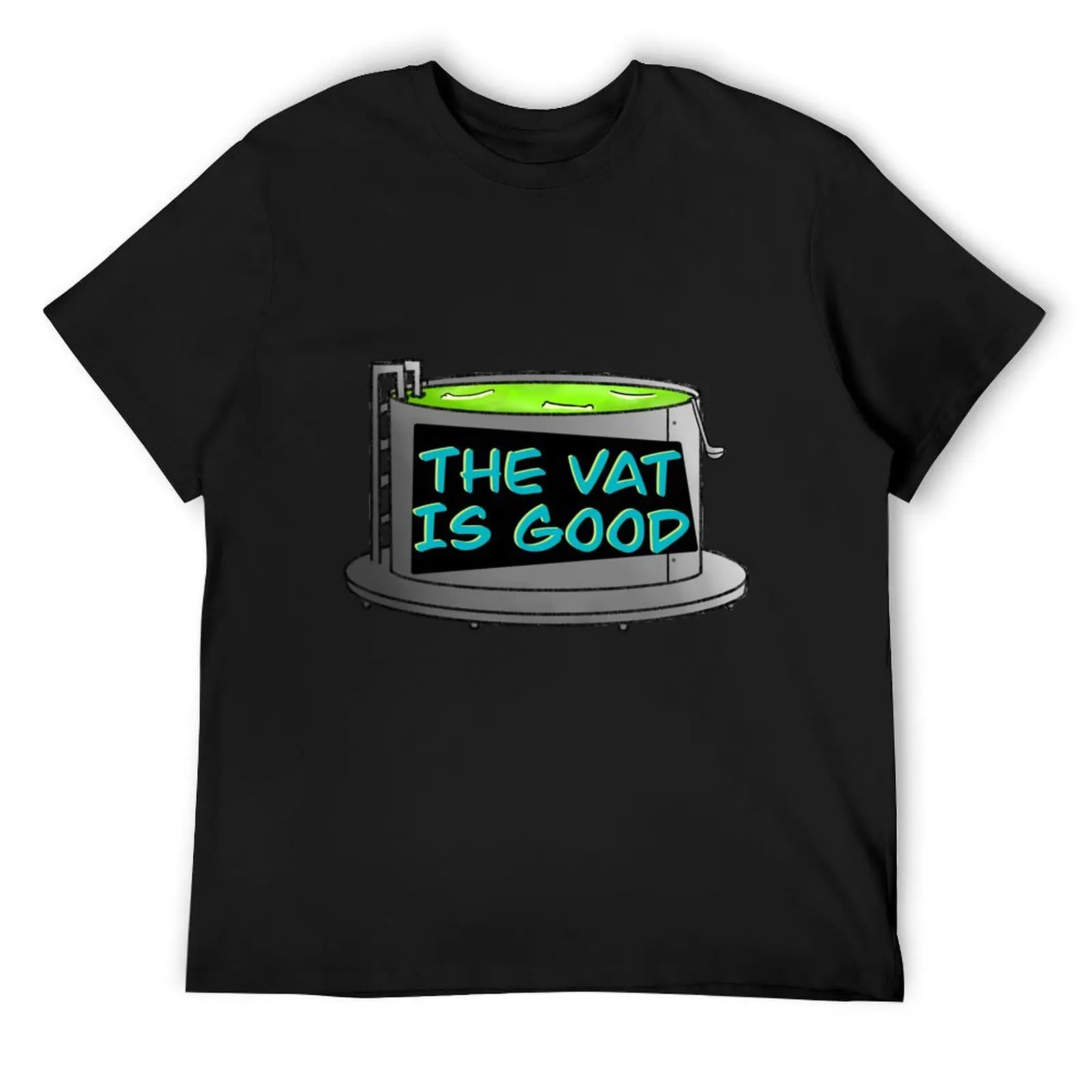 The Vat Is Good T-Shirt vintage blue archive blacks korean fashion plus size men clothing