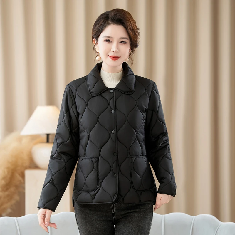 

Autumn/Winter New Women's New Fashion and Casual Lightweight Padded Jacket Cotton thin Coat