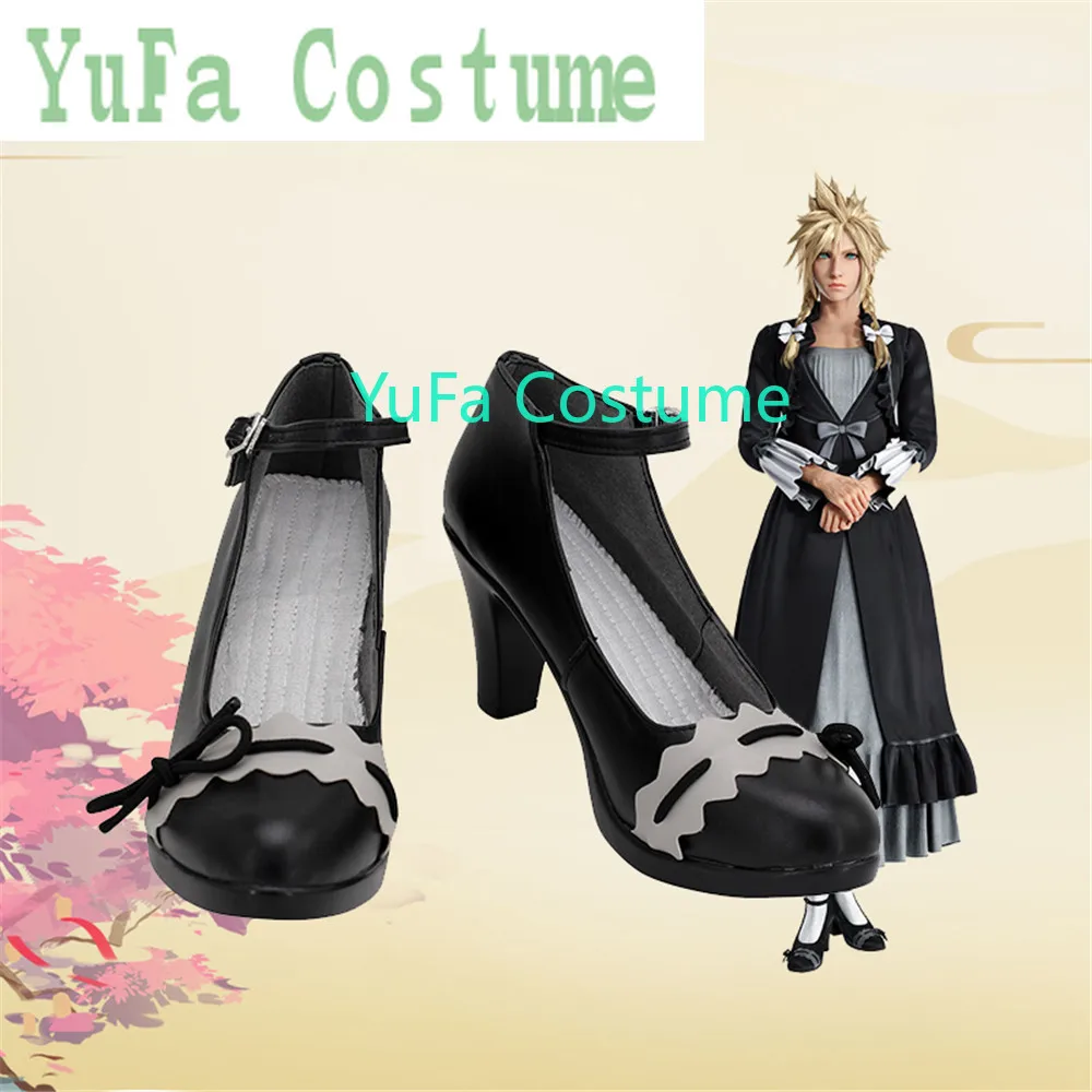 Final Fantasy FFVII Cloud Strife Cosplay Shoes Boots YuFa Costume Game Christmas Anime Halloween