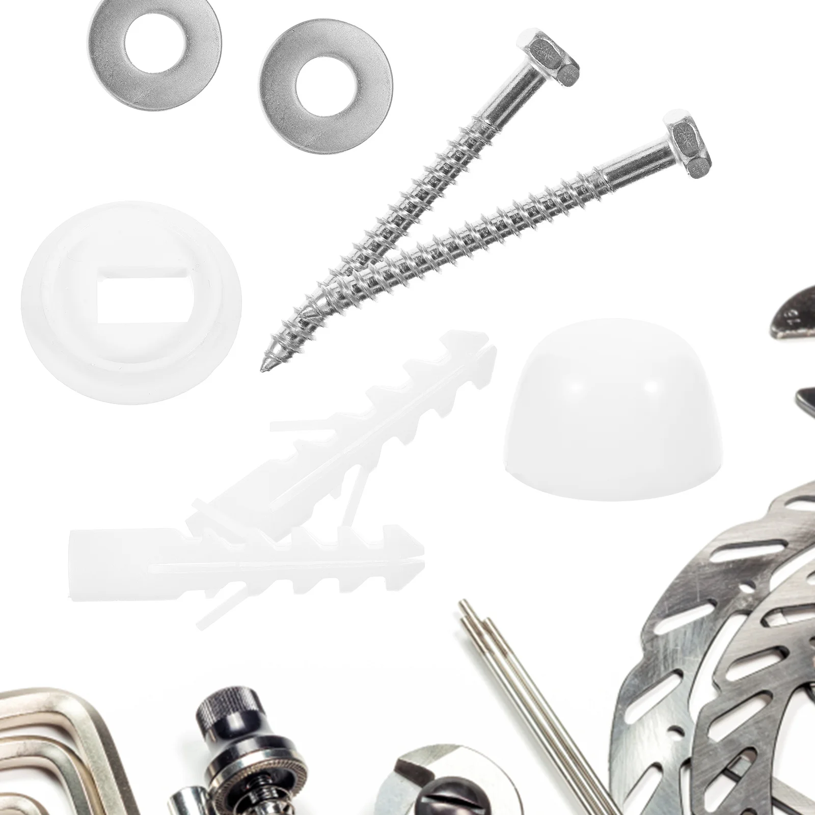 

1 комплект сверхмощных болтов для сиденья унитаза, прочные сменные крепежные болты для стандартных унитазов, запасные части для ванной комнаты и унитаза