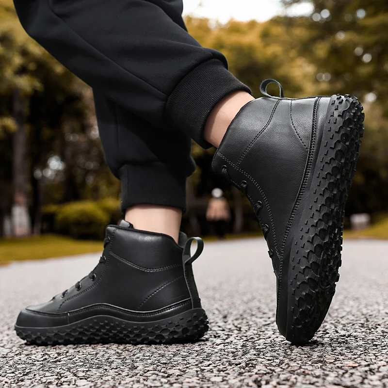 

Outdoor Men'S Mid Top Lace Up Hiking Shoes Are Anti Slip And Wear-Resistant Suitable For Spring And Autumn Off-Road Sports Shoes